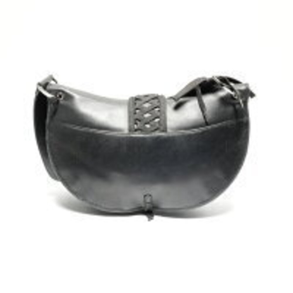 Christian Dior Admit It Corset Leather Hobo Shoulder Bag Black - Picture 3 of 13